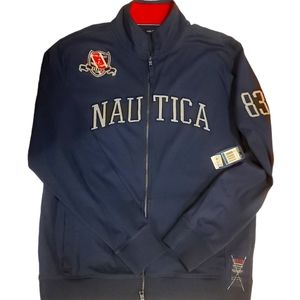 Men's Nautica Voyage Blue Track-style Jacket XL